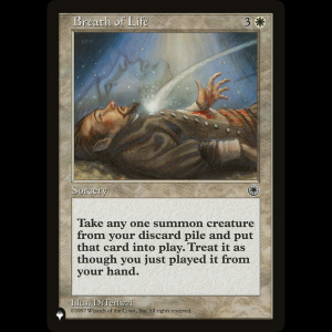 MTG Breath of Life The List plst#POR-10