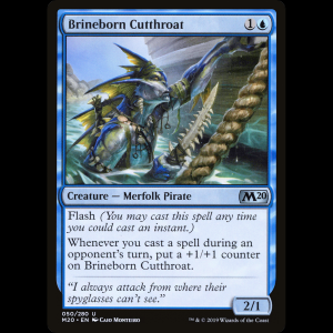 MTG Degollador salobre (Brineborn Cutthroat) Core Set 2020 m20#50
