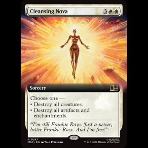 MTG Cleansing Nova Marvel Super Heroes Commander msc#297