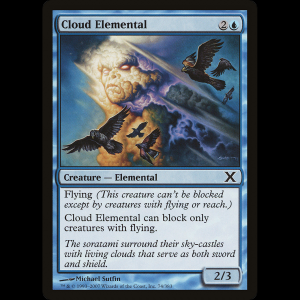 MTG Elemental de las nubes (Cloud Elemental) Tenth Edition 10e#74