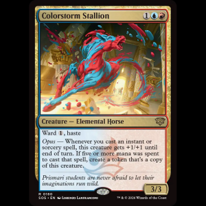 MTG Colorstorm Stallion Secrets of Strixhaven sos#180