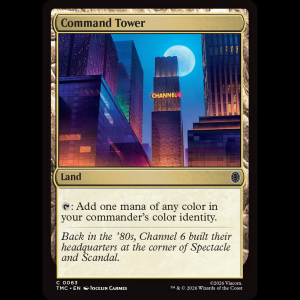 MTG Command Tower Teenage Mutant Ninja Turtles Eternal tmc#63