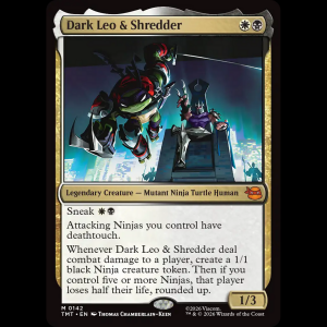 MTG Dark Leo & Shredder Teenage Mutant Ninja Turtles tmt#142
