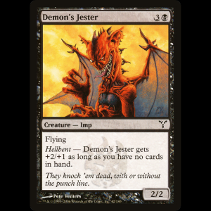 MTG Bufón de los demonios (Demon's Jester) Dissension dis#42
