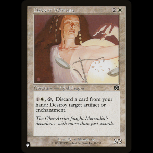 MTG Devout Witness The List plst#MMQ-17