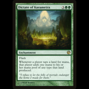 MTG Dictate of Karametra Journey into Nyx jou#121