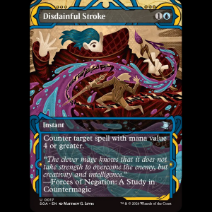 MTG Disdainful Stroke Secrets of Strixhaven Mystical Archive soa#17