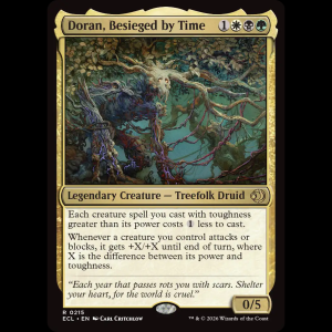 MTG Doran, Besieged by Time Lorwyn Eclipsed ecl#215