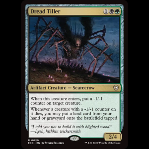 MTG Dread Tiller Lorwyn Eclipsed Commander ecc#20