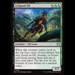 MTG Eclipsed Elf Lorwyn Eclipsed ecl#218