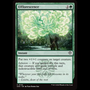 MTG Efflorescence Secrets of Strixhaven sos#144