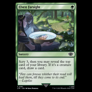 MTG Elven Farsight The Lord of the Rings: Tales of Middle-earth ltr#161