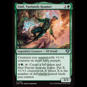 MTG Emil, Vastlands Roamer Secrets of Strixhaven sos#146