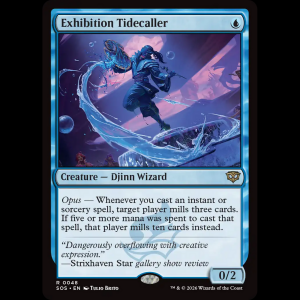 MTG Exhibition Tidecaller Secrets of Strixhaven sos#48