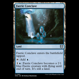 MTG Faerie Conclave Wilds of Eldraine Commander woc#160