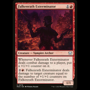 MTG Falkenrath Exterminator March of the Machine Commander moc#276