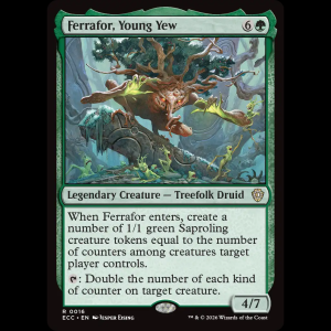 MTG Ferrafor, Young Yew Lorwyn Eclipsed Commander ecc#16