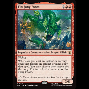 MTG Fin Fang Foom Marvel Super Heroes msh#129