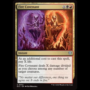 MTG Fire Covenant Lorwyn Eclipsed Commander ecc#54