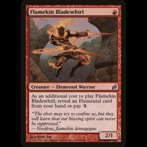 MTG Llameante rotafilos (Flamekin Bladewhirl) Lorwyn lrw#165