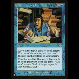 MTG Flash of Insight The List plst#JUD-40