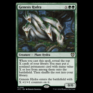 MTG Genesis Hydra Outlaws of Thunder Junction Commander otc#193