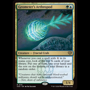 MTG Geometer's Arthropod Secrets of Strixhaven sos#191
