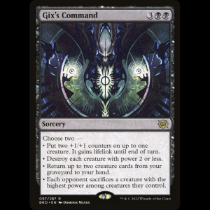 MTG Mandato de Gix (Gix's Command) The Brothers' War bro#97