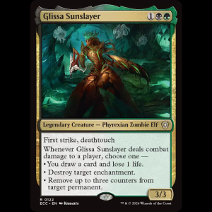 MTG Glissa Sunslayer Lorwyn Eclipsed Commander ecc#122