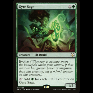 MTG Gyre Sage March of the Machine Commander moc#300