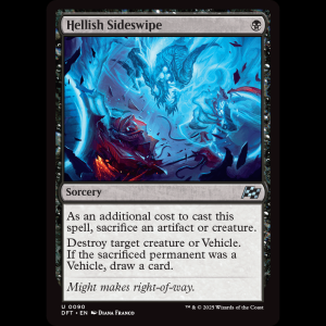 MTG Hellish Sideswipe Aetherdrift dft#90