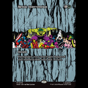 MTG Heroic Intervention Marvel Universe mar#78