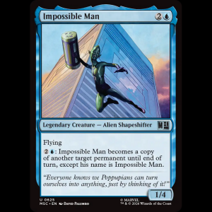 MTG Impossible Man Marvel Super Heroes Commander msc#625