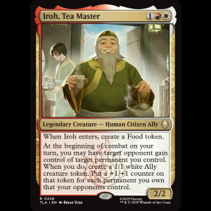 MTG Iroh, Tea Master Avatar: The Last Airbender tla#228