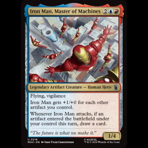 MTG Iron Man, Master of Machines Marvel Super Heroes msh#216