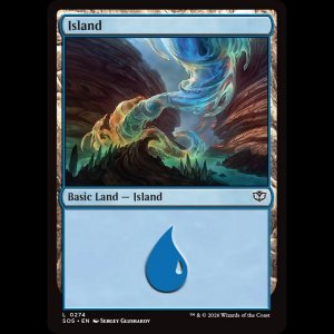 MTG Island Secrets of Strixhaven sos#274