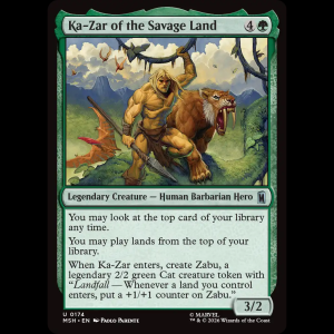 MTG Ka-Zar of the Savage Land Marvel Super Heroes msh#174