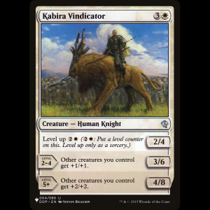MTG Kabira Vindicator The List plst#DDP-4