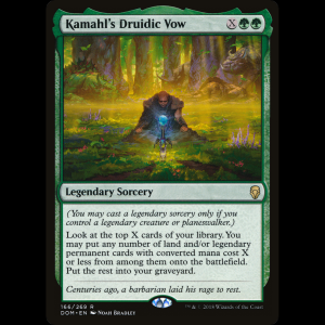 MTG Kamahl's Druidic Vow Dominaria dom#166
