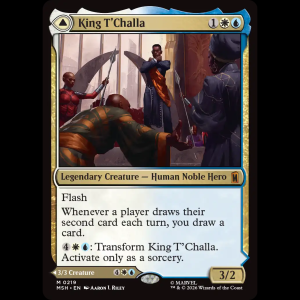MTG King T'Challa // Black Panther, Hope Enduring Marvel Super Heroes msh#219