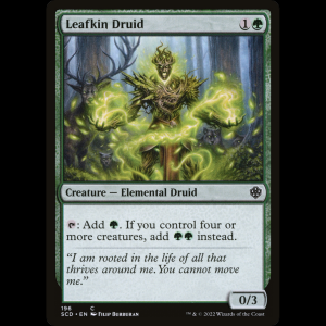 MTG Leafkin Druid Starter Commander Decks scd#196