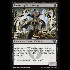 MTG Lecturing Scornmage Secrets of Strixhaven sos#87