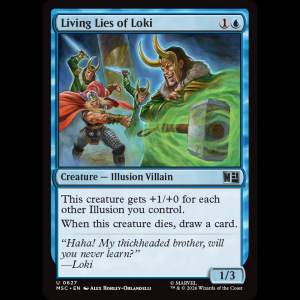 MTG Living Lies of Loki Marvel Super Heroes Commander msc#627