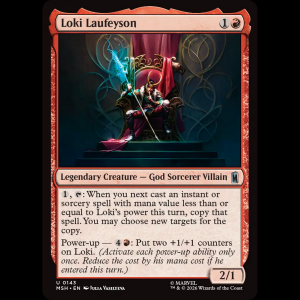 MTG Loki Laufeyson Marvel Super Heroes msh#143
