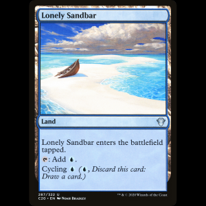 MTG Lonely Sandbar Commander 2020 c20#287