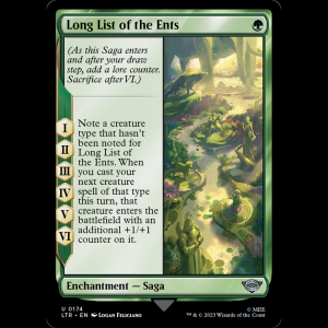 MTG Long List of the Ents The Lord of the Rings: Tales of Middle-earth ltr#174