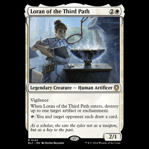MTG Loran of the Third Path Bloomburrow Commander blc#143