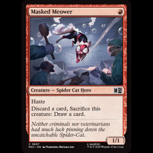 MTG Masked Meower Marvel Super Heroes Commander msc#807
