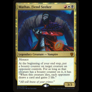 MTG Mathas, Fiend Seeker Commander 2017 c17#42