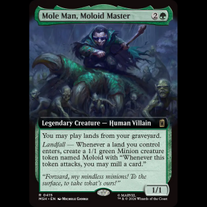 MTG Mole Man, Moloid Master Marvel Super Heroes msh#415